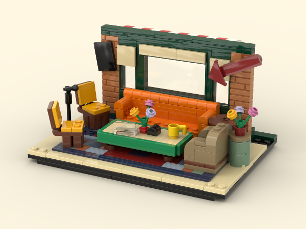 MOC - FRIENDS - Smaller display version by Sharblue Rebrickable - Build with