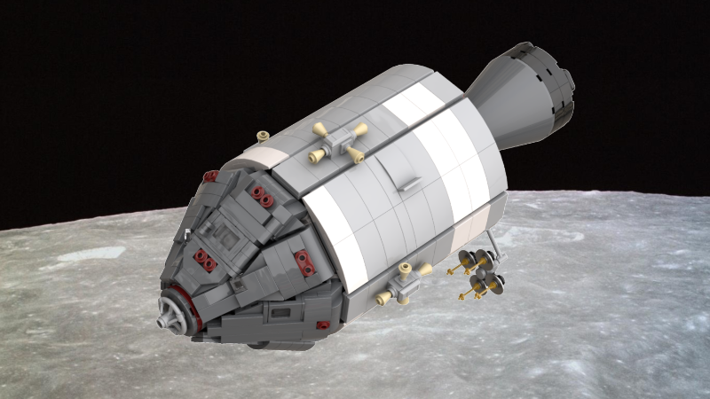 LEGO MOC v3.0 NASA Apollo Command Module MOC- Minifigure scale- Mod of ...