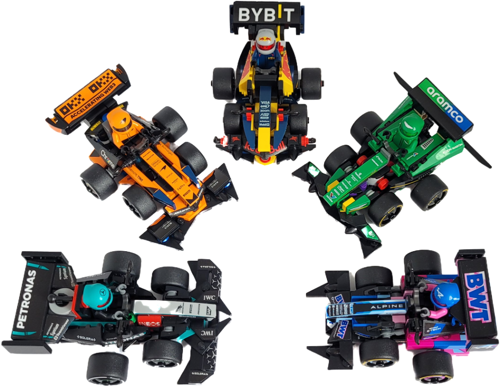LEGO MOC-217138 Tooned Oracle Red Bull RB20 Racing F1 by ford4thot