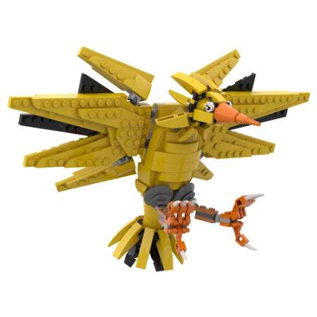 I built Lego Articuno Zapdos and Moltres! (instructions in