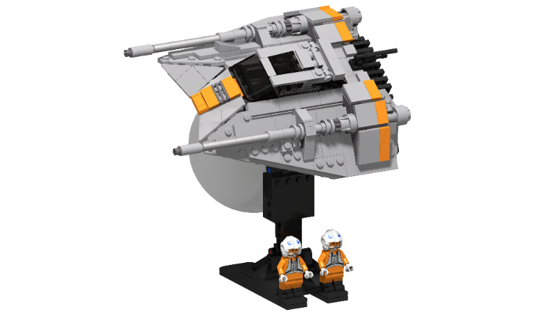LEGO MOC T-47 Airspeeder (V2) by hautti5 | Rebrickable - Build with LEGO