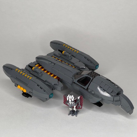 LEGO MOC General Grievous's Starfighter - The Soulless One Minifigure ...