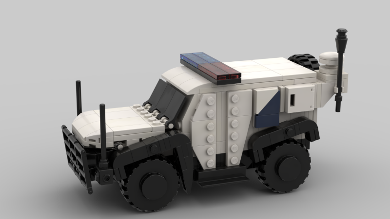 LEGO MOC Futuristic Police JLTV by Futurism_Lego | Rebrickable - Build ...