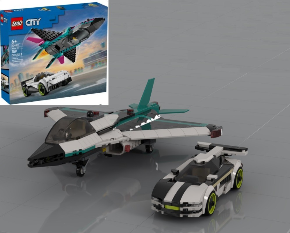 LEGO MOC-250624 60489 MOC (Jet & Sports Car) by CarNeyes | Rebrickable ...
