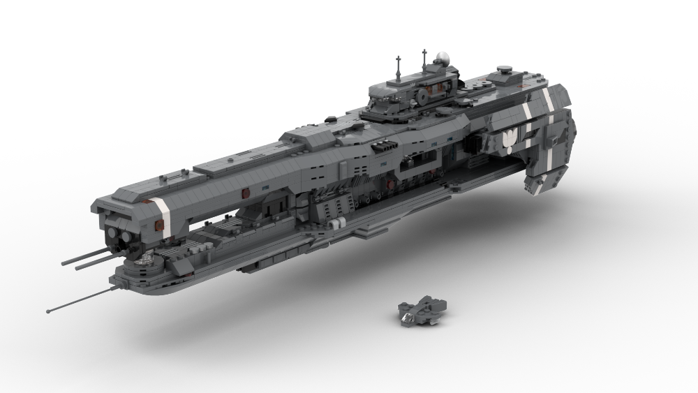 LEGO MOC-245083 Strident-class heavy Frigate - UNSC Dauntless by ...
