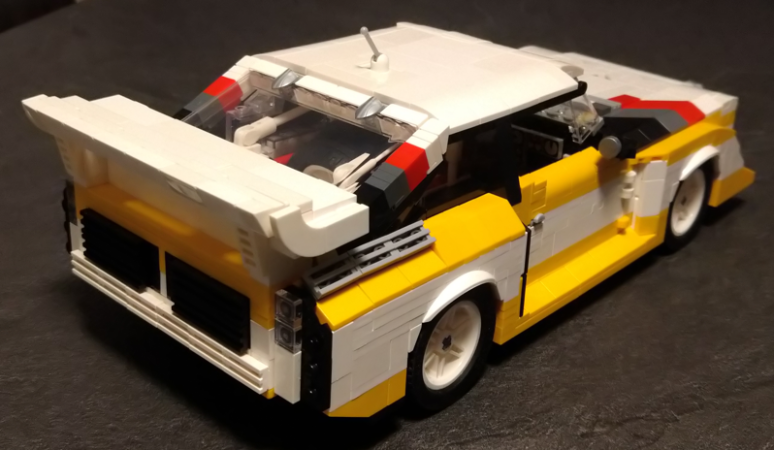 LEGO MOC 1:18 Audi Quatro Sport S1 by Double_U_Bricks | Rebrickable ...