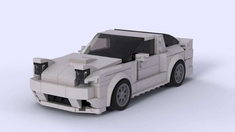 LEGO MOC Mazda RX-7 FC by C0NN3RY | Rebrickable - Build with LEGO
