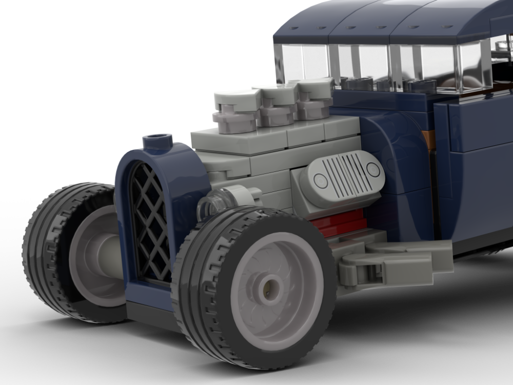 LEGO MOC-262780 Hot Rod by RBgarage117 | Rebrickable - Build with LEGO