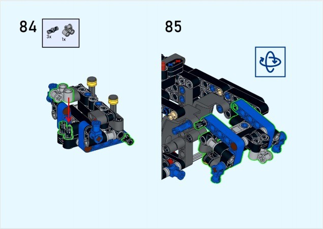 LEGO MOC-169815 Helicopter with gear driven rotating rotors by ...