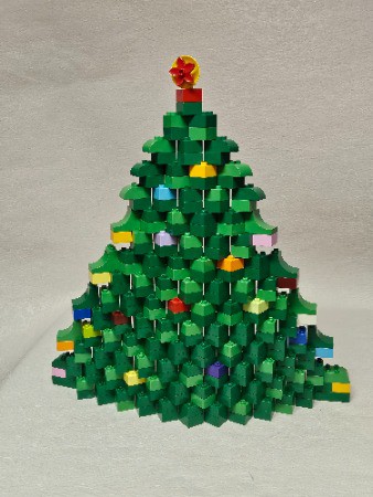 LEGO MOC Duplo Christmas Tree by vers8tile Rebrickable Build with LEGO