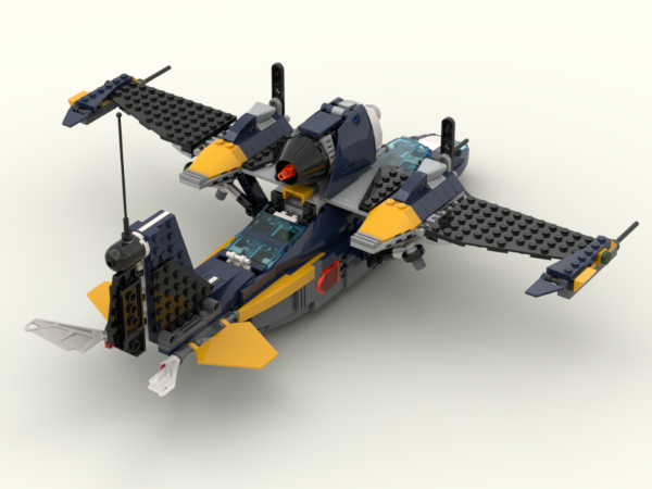 LEGO MOC 166701 Flying Boat By Space badger Rebrickable Build With LEGO