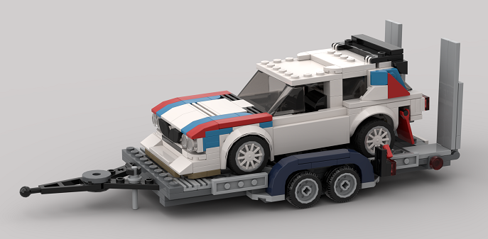 LEGO MOC-152592 Racecar Rally Trailer by JMPmodels | Rebrickable ...