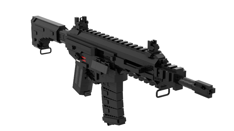 LEGO MOC Fictional Assault Rifle by OzarOwl | Rebrickable - Build with LEGO