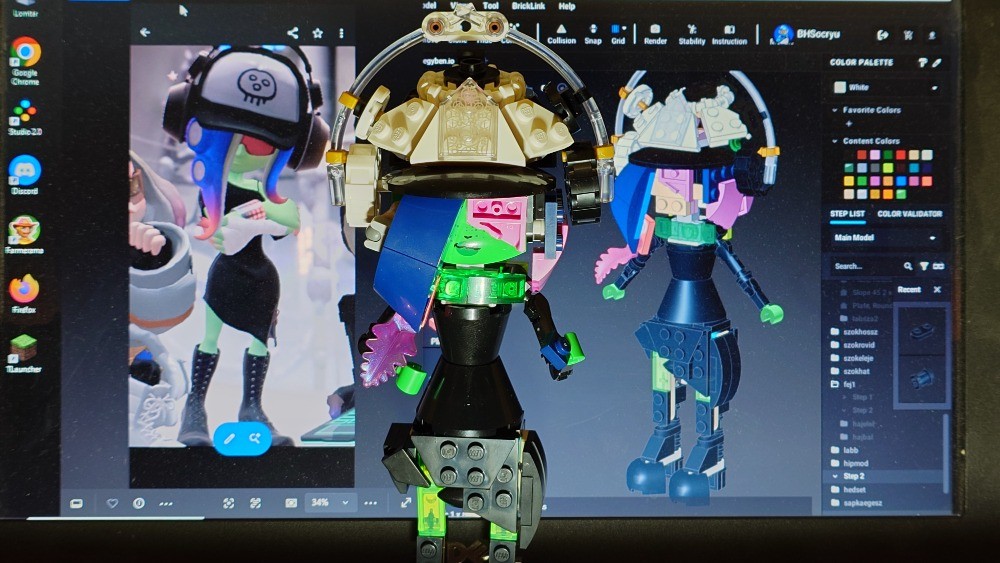 LEGO MOC-255762 Splatoon 3 Acht by BHSocryu | Rebrickable - Build with LEGO