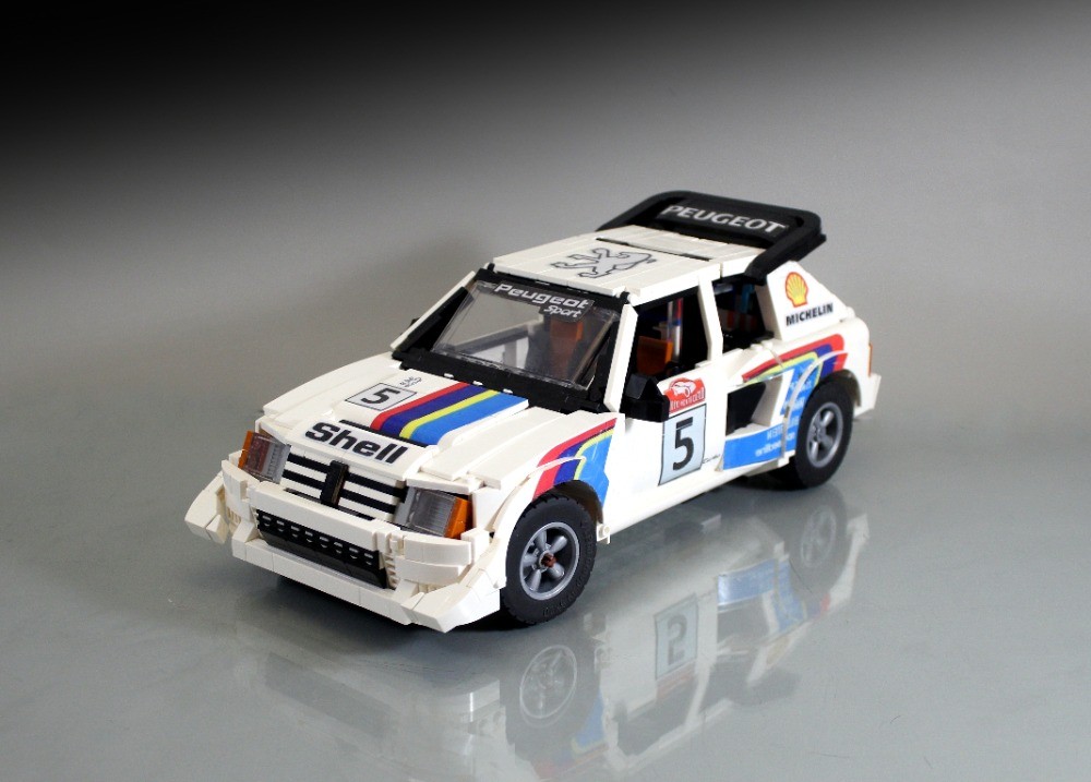 LEGO MOC-232332 10295 Peugeot 205 T16 EVO2 with Stickers by