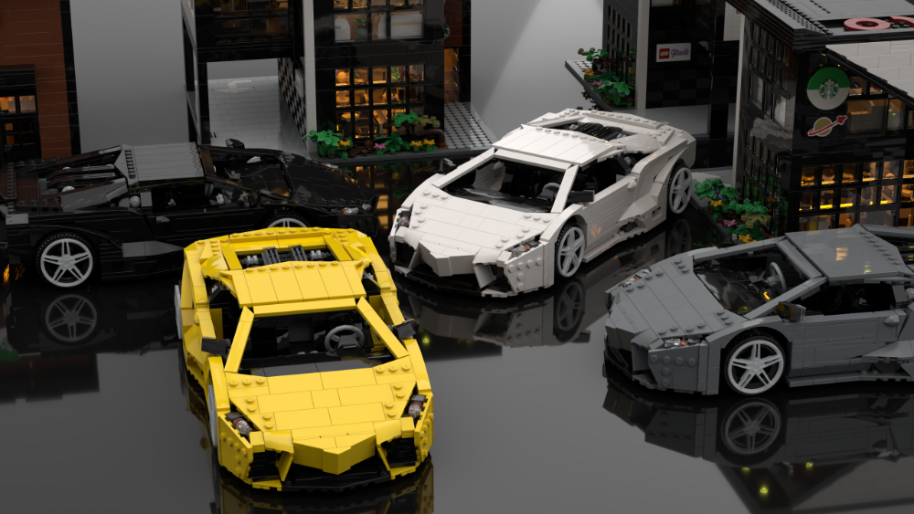 LEGO MOC-244828 Lambor ghini Reventon by Arisa | Rebrickable - Build ...