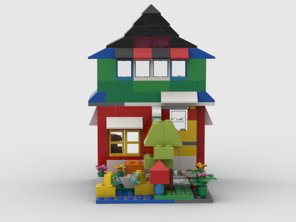 LEGO MOC 11008 - House with interiors by ChiLegGodt | Rebrickable ...