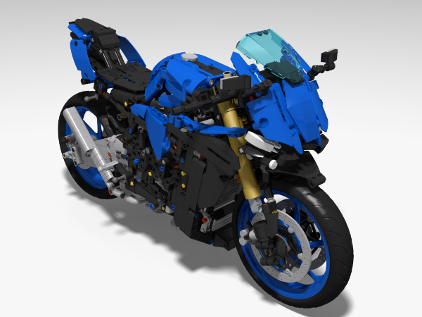 KAWAZAKI H2R - LEGO TECHNIC MOC 