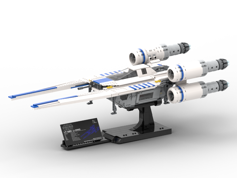 LEGO MOC-222467 U WING UT-60D MINIFIG SCALE MOC 75155 by DETAIL