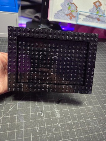 LEGO MOC picture frame - clean black photo frame by Built by JB ...