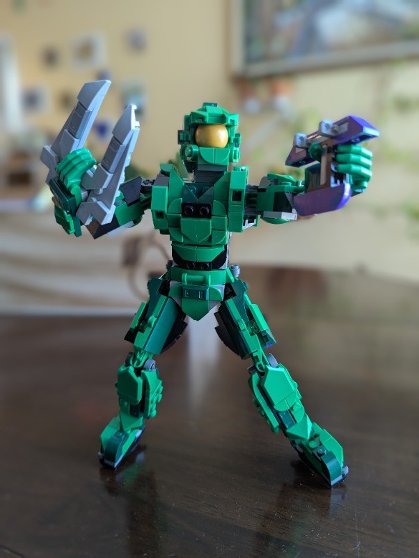 LEGO MOC-227416 Halo Master Chief 117 by CreationCaravan (Brad Barber ...