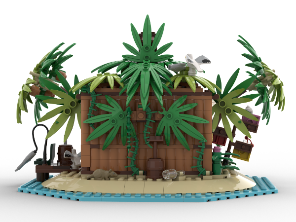 LEGO MOC Tiki bar by brickish_water | Rebrickable - Build with LEGO