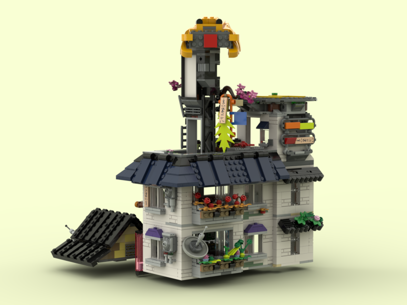 LEGO MOC-239439 Ninjago City Neighborhood floors 5 to 7 by