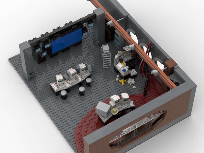 LEGO MOC-264023 JP Control Room by JP_Brick | Rebrickable - Build with LEGO