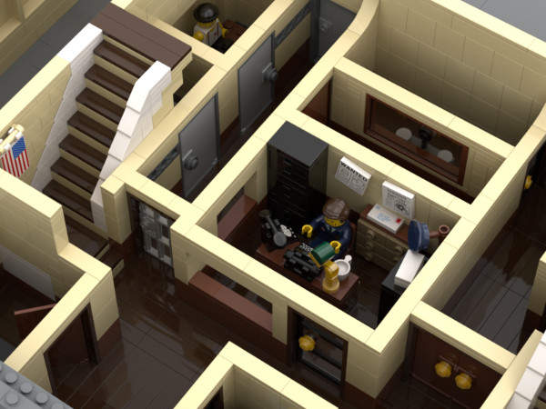 LEGO MOC-161961 Los Angeles Noir LAPD Old Police Station by ...