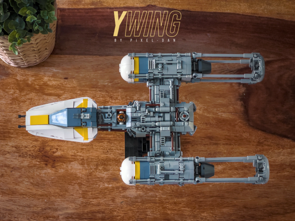 LEGO MOC PiXEL-DANs BTL-A4 YWING VERSION 2 // 75172 - Modification