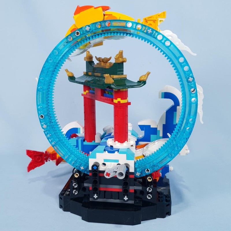 Review: 80120-1 - Prosperity Carp Leaping | Rebrickable - Build