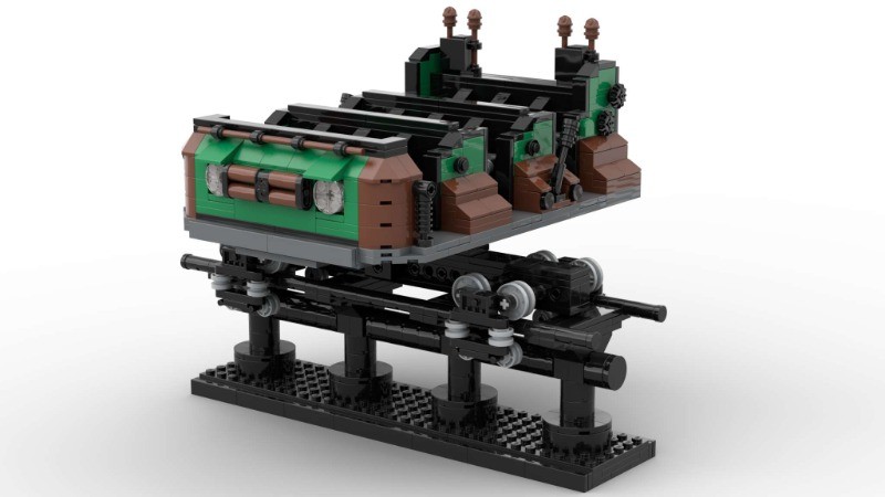 LEGO MOC-199801 ROLLERCOASTER - UNCHARTED - PortAventura Park by