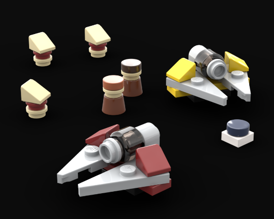 LEGO MOC-194185 Battle of Coruscant Starfighter Pack by