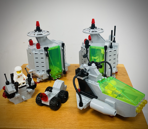 LEGO MOC-155568 Classic Space Reimagined: Sonar Transmitting Cruiser ...