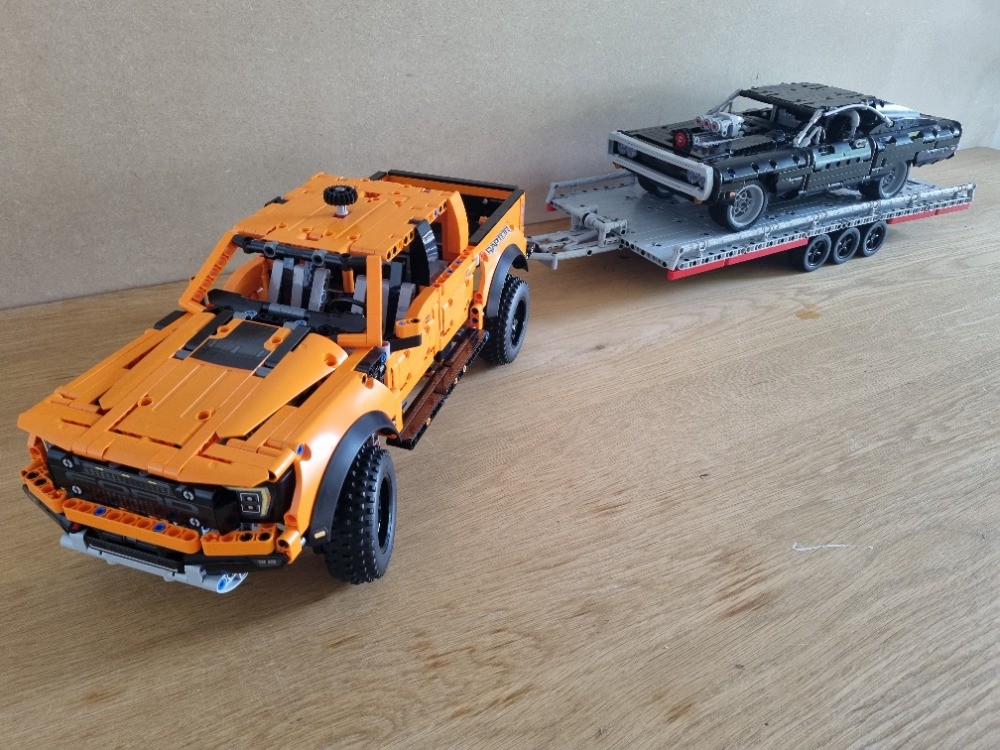 LEGO MOC-221642 auto transport trailer for lego technic Ford Raptor ...