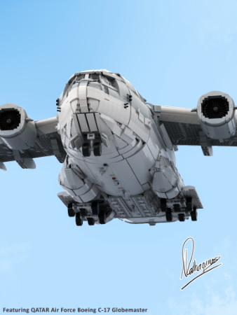 さだページ MOC-193079 C-17 Globemaster III Transport Aircraft Military