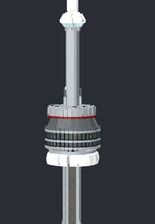 LEGO MOC CN Tower by loria.br7 | Rebrickable - Build with LEGO