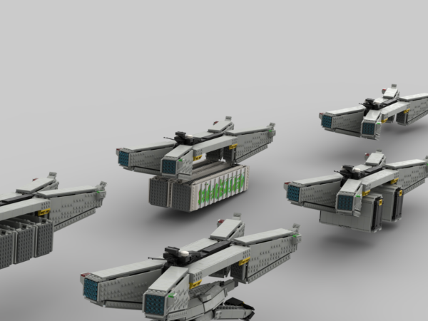 LEGO MOC Futuristic Military Dropship by Futurism_Lego | Rebrickable ...