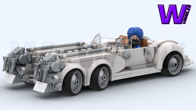 LEGO MOC-177703 Nemo's Nautilus Car by Wummler | Rebrickable - Build ...