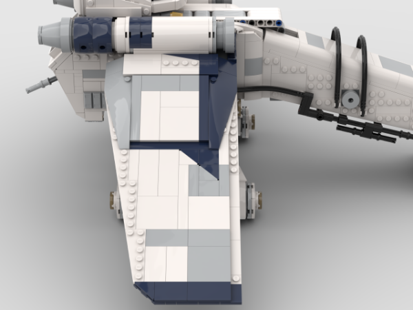 LEGO MOC Republic Dropship V2 (Works with 2008, 2013, AND 2022 AT-TEs ...