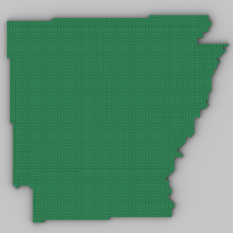 LEGO MOC-179331 Giant Contiguous United States Map by hawkfan08 ...
