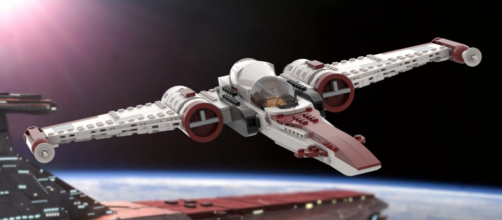 LEGO MOC-231705 Republic Clone Z-95 Starfighter by Ostronamus