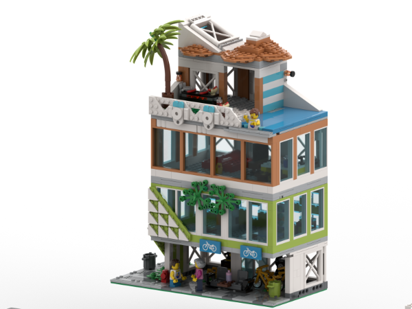LEGO MOC-155965 Modular Corner High Rise - 2 x 60365 by DJCarten