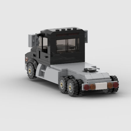 LEGO MOC Day cab dual axle semi truck by CrazyCreeper39 | Rebrickable ...