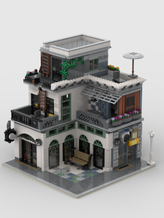 Bank 10251 Lego Brick Bank Bricklink LEGO MOC Furniture Store