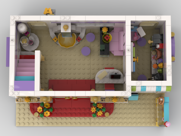 LEGO MOC Restaurant and Icecream parlor, Alternate build of Lego41101 ...