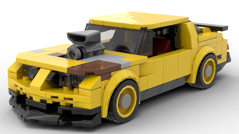 LEGO MOC The Wraith 77' Trans AM Movie Car by Baconator84 | Rebrickable ...