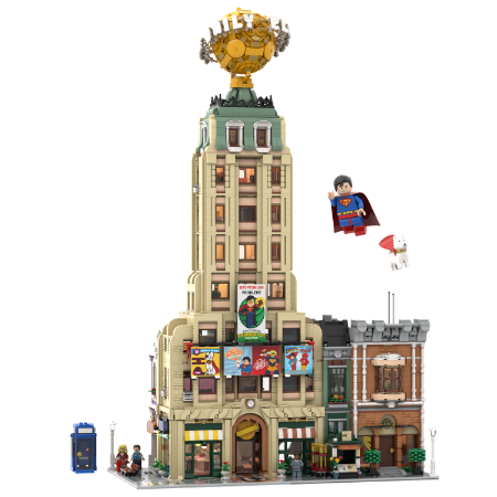 LEGO MOC-216470 Daily Planet Modular Building - 10297-1 and 10278-1 ...