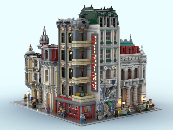 LEGO MOC Tower Corner by TanaseNicolae | Rebrickable - Build with LEGO