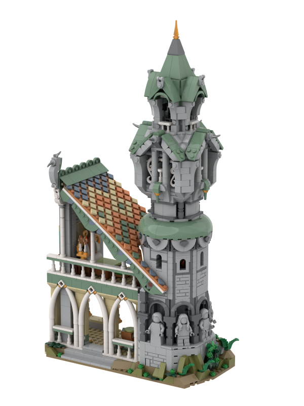 LEGO MOC-252544 Rivendell Tower's extension 3 by Fazermic | Rebrickable ...